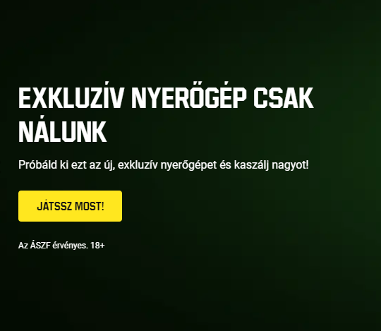 Exkluzív Nyerőgép Unibet Bónusz Kód