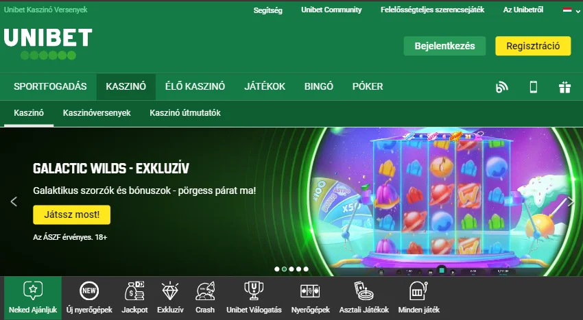 Unibet no Deposit Bonus Főoldal