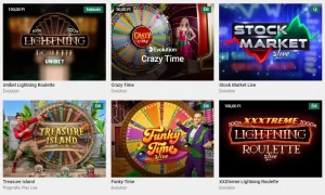 Unibet élő játékok