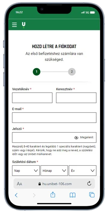 Unibet Regisztráció Odal